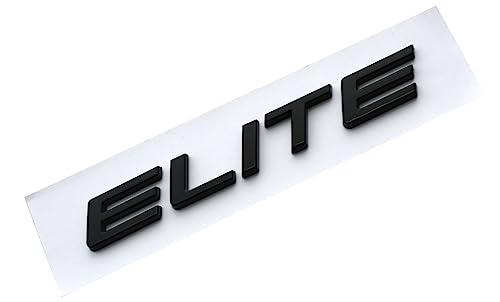 Image of 1x Rear Elite Emblem Car Badge Logo Replacement for 2020-2022 Car 08F20-THR-100G (Glossy Black)