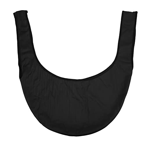 equlup Bowling Seesaw Bag, 60cm Polyester Twill Lining Bowling Seesaw Bag Ball Cleaner Holder Bag Portable Bowling Ball Sling with Handle for Bowling Protection (Black)