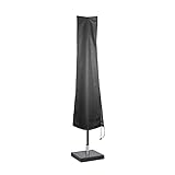 El recubrimiento protector térmico de color plateado en el interior lo convierte en una cubierta de parasol para jardín anti-UV. Perfecto en verano para el uso diario o para la hibernación, proteja su sombrilla de la nieve, las heladas, el polvo y el sol.