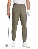 [YSENTO] ゴルフパンツ メンズ トレッキングパンツ スクリュー脚口 ロングパンツ 通勤 登山 ハイキング アウトドアパンツ 4wayストレッチ 防撥水 UVカット 吸汗速乾 G867M-ブラウン 4XL