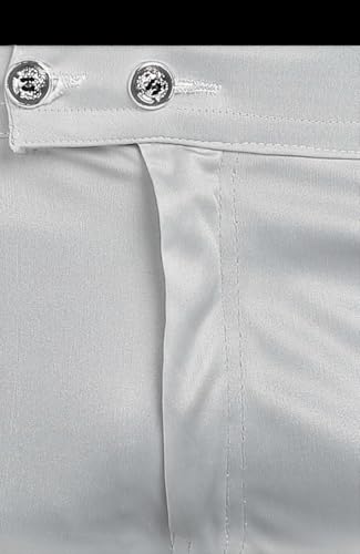 Image of PRAACHIS Men Lycra Stretchable Track Pant with Curved & Zipper Pocket with One Patch Pocket in Back | Regular Fit Lower for Men | Dry Fit Mens Dryfit Track Pant for Casual & Workout - Grey-28