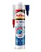 Produktbild Pattex RE-NEW in Kartusche, Sanitär-Silikon für Badezimmer und Küche, wasserdichtes Dichtungsmittel mit einfacher Anwendung, Mulitifunktionsspritze, dreifach schimmelresistent, weiß, 1x280ml