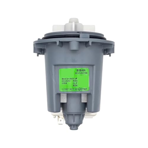 Moteur De Pompe De Vidange For Lave-linge B35-5A 220V 60Hz 80W DC31-00178B, Compatible Avec Samsung, Pièces Détachées For Lave-linge