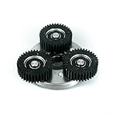 36 Zähne Nylon Planetengetriebe Lager mit Satz Kompatibel mit Elektro für Nabenmotor 36t E Pack Nabengetriebe Ersatzmotor 3 Rad kompatibel (Schwarz)