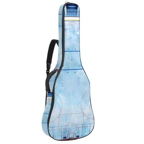 Housse guitare acoustique imperméable à double poche et bretelles