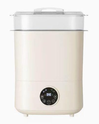 Sterilisator und Trockner für Babyflaschen, 4-in-1 Elektrischer Dampfsterilisator für Flaschen, Milchpumpen-Zubehör, Schnuller, Große Kapazität für 5-8 Flaschen, Automatische Abschaltung