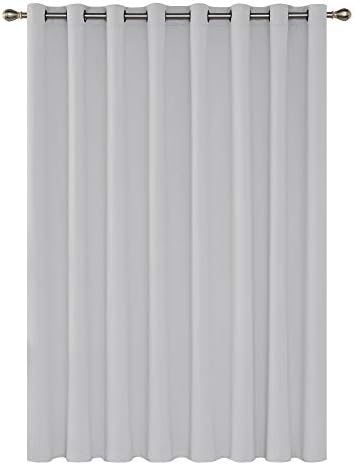 Deconovo Thermal Insulated Blackout Curtain Eyelet Curtain for Kitchen 52"x 84" Beige 1 PANEL