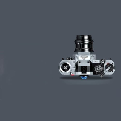 Tecnica creativa per fotocamera digitale, set di mattoncini da costruzione, 405 pezzi, SLR Camera di mattoncini da costruzione, in stile retrò, non compatibile con Lego (00846) - Lego - Immagine 4