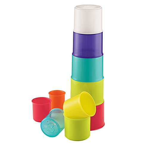 Early Learning Centre Stacking Cups, Sensory, Problem-Solving And Hand-Eye Coordination Baby Toy, 10 Colorful Cups With Numbers, Amazon Exclusive, By Just Play #TOP5