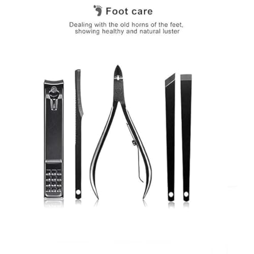 Image of 12-in-1 Pedicure and Manicure Kit for Women and Men Pack of 1 Comprehensive Nail Care Set Includes Nail Cutter, Pedicure Tools, and Manicure Products Perfect for Foot and Hand Grooming