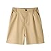 LOLANTA Boys Dress Shorts Kids Fashion Clothes Classic School Uniform Shorts with Pockets (Khaki, 11-12 Years)