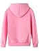 Spring&Gege Youth Solid Pull on Fleece Hoodies Kids Sport Hooded Sweatshirts for Teen Girls and Boys Pink Size 9-10 Years
