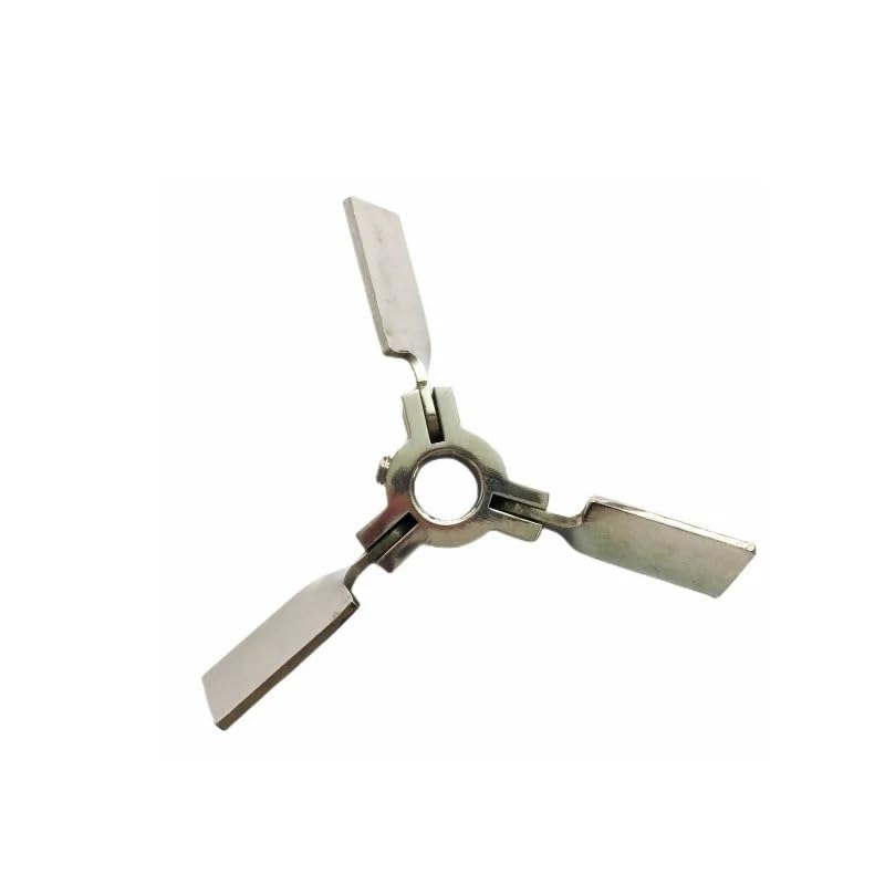 304 Stainless Steel Stir Blade Mixer Impeller - Lab Stirrer Paddle with Three Blades, 150mm Diameter, 16mm Inner Hole, Model XS-ZD-150-16