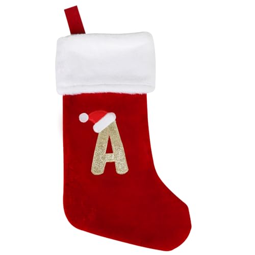 DERAYEE Monogrammed Christmas Stockings with...
