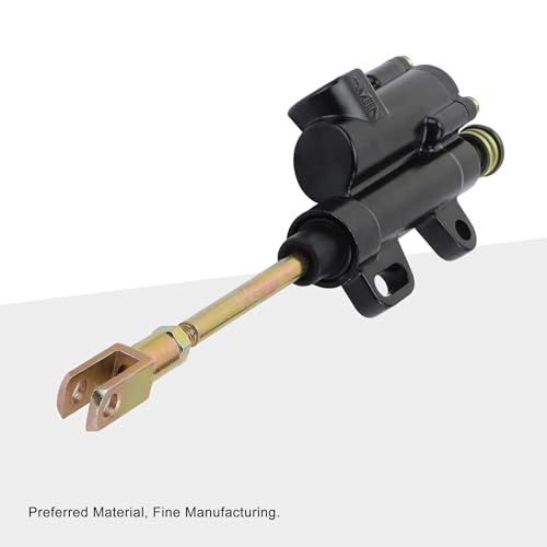 GOOFIT Universal Motorrad Hinterradbremspumpe ersetzen Ersatz für Offroad Motorrad ATV Hydraulische Bremspumpe Schwarz