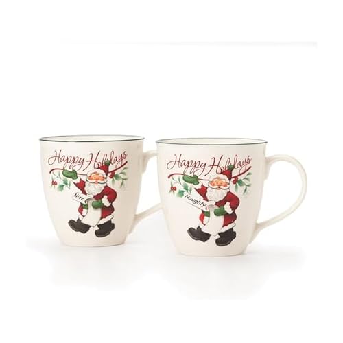 Pfaltzgraff Naughty Nice Mugs