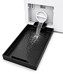 Generisch Laugenfilter Ablaufschale mit Einlaufrutsche – kompatibel mit Miele W1 & ähnlichen Waschmaschinen – praktische Waschmittel-Ablage – 327 × 205 × 35 mm