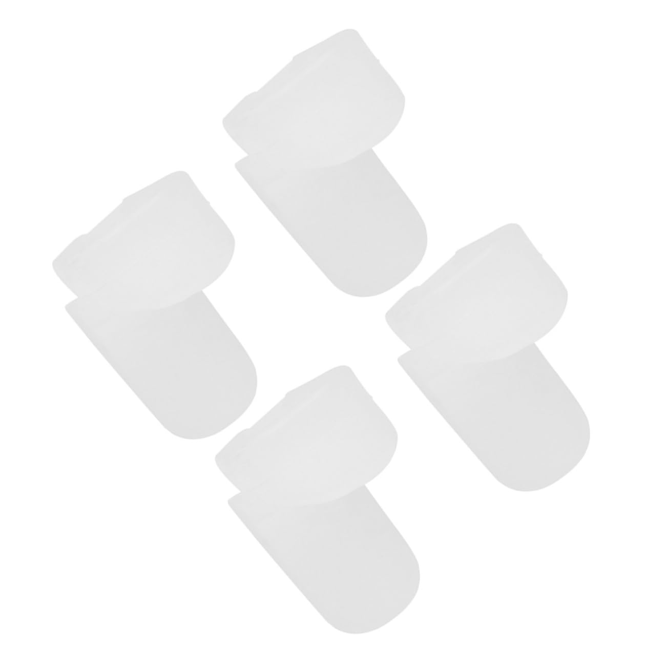 Garneck 4Pcs Silicone Clarinet Thumb Rests Comfortable Instrument Finger Support for Easy Playing Accessory for Clarinet Players