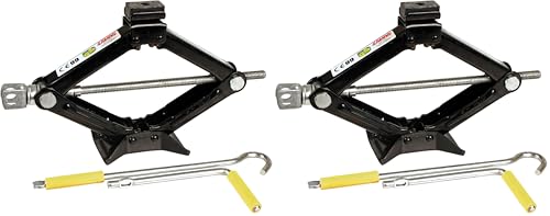 Cric losange mécanique LAMPA 71500 lot de deux crics de secours auto