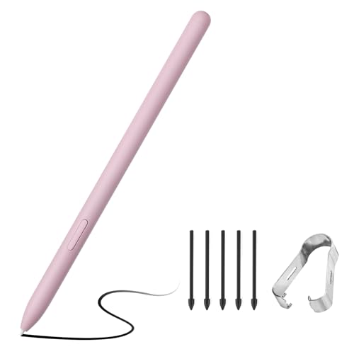 Compatible with Galaxy Tab S6 Lite Pen Replacement Compatible with Samsung Galaxy Tab S6 Lite S Pen (EJ-PP610) Stylus Pen Replacement +Free 5 Tips Pink