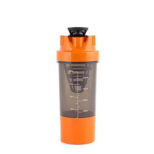 Haans ShakeMe Protein Gym Shaker Bottle 500 ml (Orange) (B07Q9YQDNN) Amazon Price History, Amazon Price Tracker