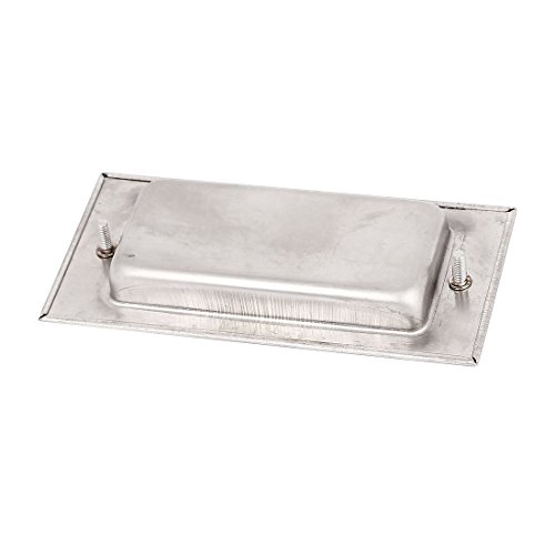 Tirador empotrable rectangular de acero inoxidable, dimensiones 120 x 60 mm 3
