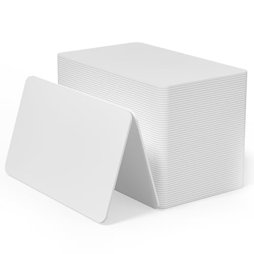 Image of 50 Pieces NFC Tags NFC Cards NTAG215 Blank Printable NFC Card ISO Size CR80 Cards NFC Key Tags Compatible with TagMo and All NFC Enabled Device