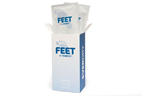 everdry Antitranspirant Feet Tücher, 1er Pack (1 x 10 Stück)