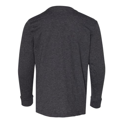 Image of LAT Youth 100% Cotton Jersey Crew Neck Long Sleeve Tee (6201)