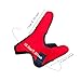 Vaveren Double Finger Gloves for Fishing 2 Casting Fingers Anti Scratch Fishermen Anti Adjustable Band Finger Protector Nonslip, Red