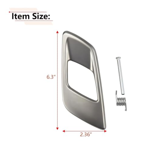 Poignée intérieure droite chrome de qualité supérieure pour Ford T6 - 7
