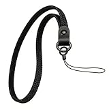 YANTHKEY Elastic Nylon Wrist Lanyard for AirPods Case, Anti-Lost Strap for AirPods 1/2/3/Pro/Pro 2 Charging Case, Multi-Functional Wrist Strap for Phones Keys Cameras Small Gadgets, Black