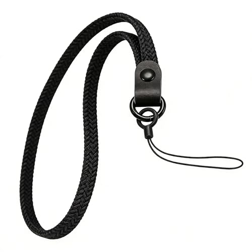 YANTHKEY Elastic Nylon Wrist Lanyard for AirPods Case Anti-Lost Strap for AirPods 1/2/3/Pro/Pro 2 Charging Case Multi-Functional Wrist Strap for Phones Keys Cameras Small Gadgets Black