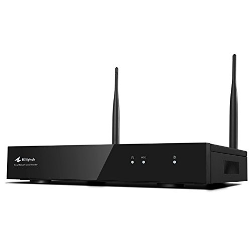 [8CH 3mp NVR] Kittyhok 8 Channel 3MP Full HD Network Video Recorder with Built-in WiFi Router, Long Range WiFi, VGA & HDMI Outputs, Motion Recording & Alerts, Supports up to 6TB HDD