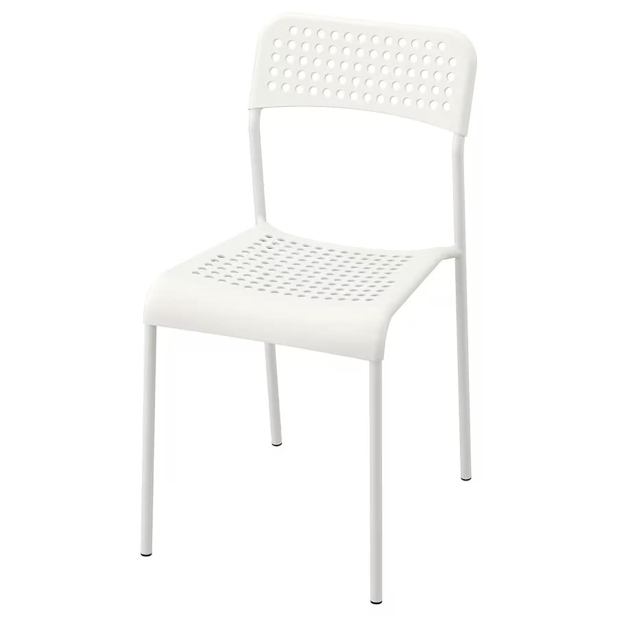 Ikea Modern and Less Space Stacking Chair(White).-image-18