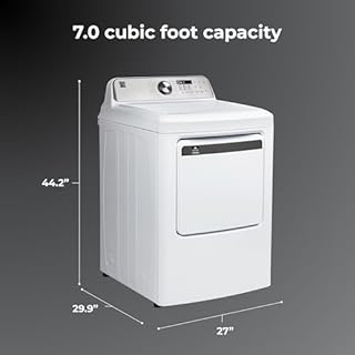 Kenmore 7.0 cu. ft. Front Load Electric Dryer - with Guard to Reduce Wrinkles & Static - Smart Sensor Drying - LED - White