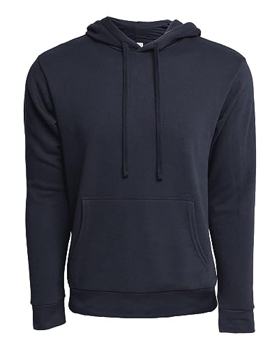 Next Level Unisex Laguna Sueded Hoodie, L, Midnight Navy