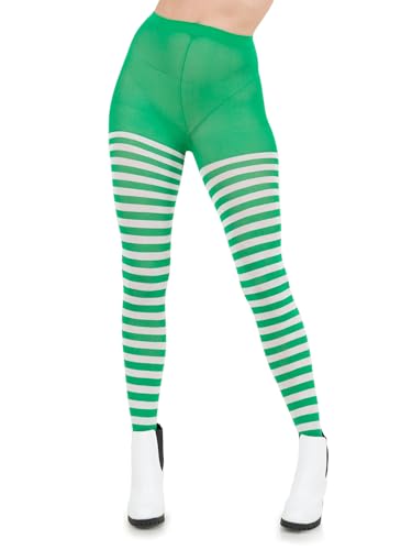 Opaque Striped Tights for Women Stripe Pantyhose