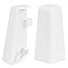Produktbild KGM Außenecken für Sockelleiste MEGA-Profil (20x58mm) weiß - Maße: 20x58mm - Ecken- und Kantenschutz Ihrer Fußleisten - Sauberer Abschluß in modernem Design - 2 Stück