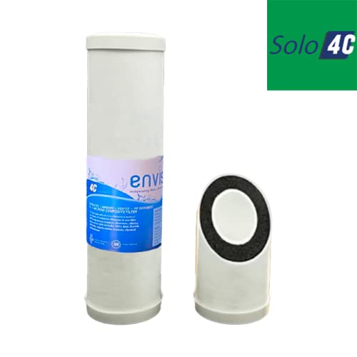 Envig 4C Catalytic Carbon Water Filter Cartridge, Removes Chloramine, Hydrogen Sulfide, 10