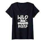 Photo Gallery donna wild about collecting rocks hobby appassionato maglietta con collo a v Photo Gallery donna wild about collecting rocks hobby appassionato maglietta con collo a v