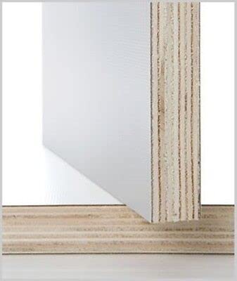 Generico Pannello Multistrato Bilaminato Bianco Opaco mm 18 x 600 x 1200 Laminato
