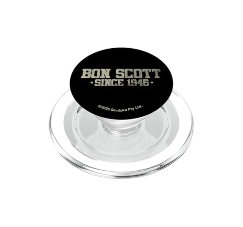 PopGrip para MagSafe Bon Scott Since 1946 con logotipo atlético envejecido