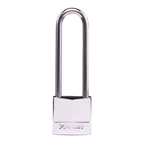 Master Lock 639EURDLJ Candado Marino con Llave y Arco Largo, Plateado, 30 mm