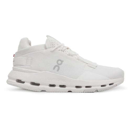 On Men's Cloudnova 2 Sneakers, All White, 11.5 Medium US