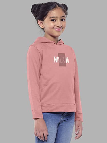 Image of HELLCAT Girls Regular Fit Fulsleeve Hooded Sweatshirt with Rib - Pack of 1