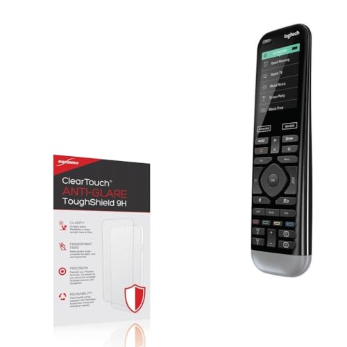 BoxWave Screen Protector Compatible With Logitech Harmony Pro 2400 - ClearTouch Anti-Glare ToughShield 9H (2-Pack), Anti-Glare 9H Tough Flexible Film Screen Protector
