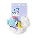 BT21 Dream of Baby MANG Character Scrunchie Elastic Hair Tie Band Accessories for Women and Girls, White/Blue