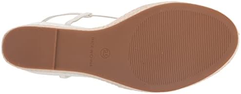 Steve Madden Women's Whitlee Wedge Sandal, White, 9 | Image 3