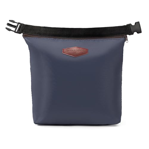 Bafiwu Kühltasche Klein für unterwegs, Mini Kühltaschen für Damen und Herren, Lunchtasche Picknicktasche Mittagessen Isoliertasche Thermotasche für Arbeit und Schule (Marineblau)